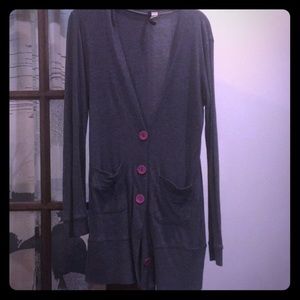 Gray lux cardigan